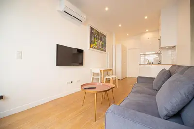 Télévision ou salle de divertissement dans l'établissement Beautiful Apartment in saint germain des prés