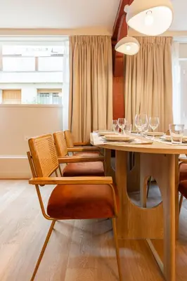 Coin salon dans l'établissement Merveilleux appartement de luxe au coeurs de Saint-Germain