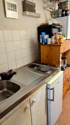 Cuisine ou kitchenette dans l'établissement Studio Paris, ground floor