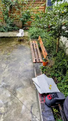 Jardin de l'établissement Studio Paris, ground floor