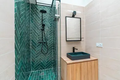 Salle de bains dans l'établissement Calm and cozy flat - Central location