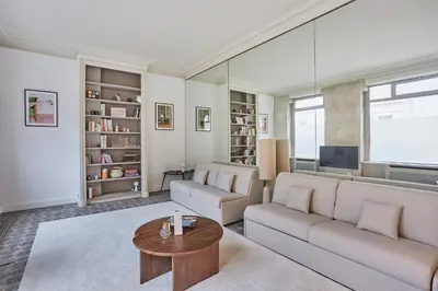 Coin salon dans l'établissement Appartment St Germain des pres by Studio Prestige