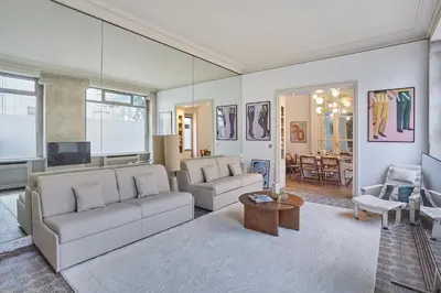 Coin salon dans l'établissement Appartment St Germain des pres by Studio Prestige
