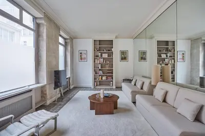 Coin salon dans l'établissement Appartment St Germain des pres by Studio Prestige