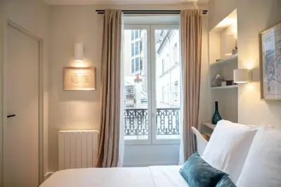 Un ou plusieurs lits dans un hébergement de l'établissement Villa Montparnasse - 15th arr