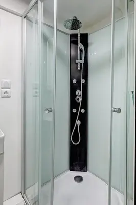 Salle de bains dans l'établissement Élégant studio de prestige au cœur de Paris
