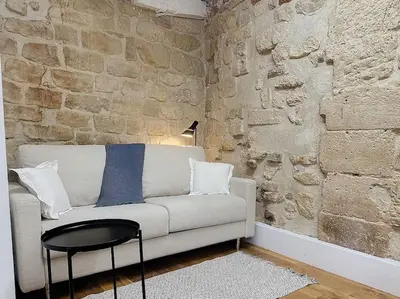 Coin salon dans l'établissement Loft en plein coeur du Marais