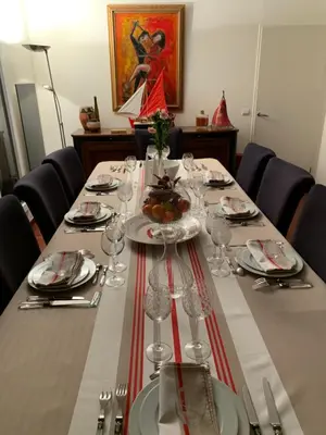 Plan de l'établissement Air conditioned apartment 78 m2, Terrace 50m2