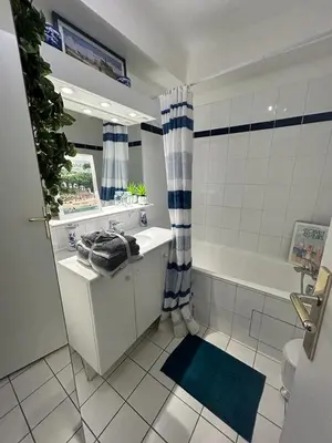 Salle de bains dans l'établissement Havre de Paix