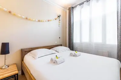 Un ou plusieurs lits dans un hébergement de l'établissement GuestReady - Peaceful haven perfect for 2