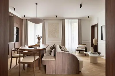 Coin salon dans l'établissement Luxury apartment - AC - 4BR- 8P - Bastille