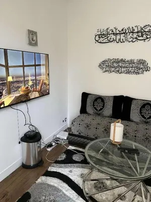 Coin salon dans l'établissement Appartement proche Montparnasse et Port Royal