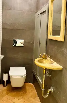 Salle de bains dans l'établissement Elégant 4 pièces au coeur du Paris artiste
