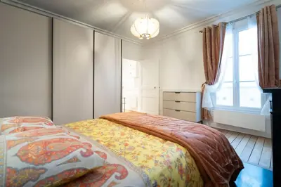 Un ou plusieurs lits dans un hébergement de l'établissement 2 pièces à Saint Germain