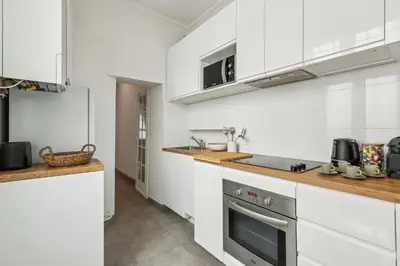 Cuisine ou kitchenette dans l'établissement Charming Apartment 1 BR 4 persons - Opera Bourse
