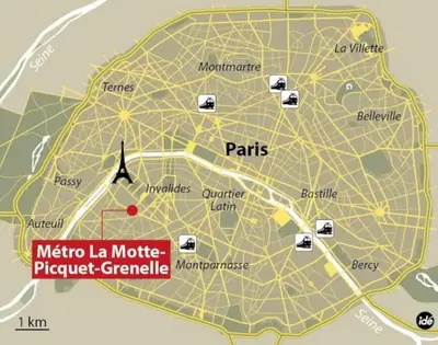 Plan de l'établissement Apartment Paris - Tour Eiffel - Bail Mobilité