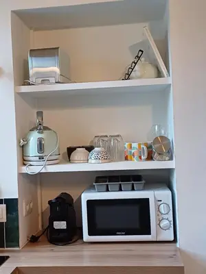 Cuisine ou kitchenette dans l'établissement Gare Montparnasse,gorgeous1 bedroom,close to Eiffel tour,center , stuning place