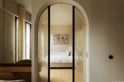 Un ou plusieurs lits dans un hébergement de l'établissement HIGHSTAY - Luxury Serviced Apartments - Eiffel