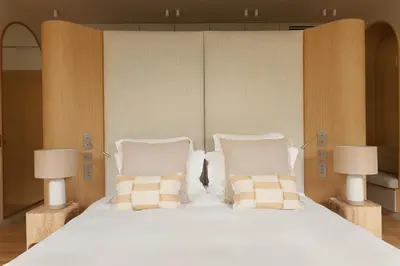 Un ou plusieurs lits dans un hébergement de l'établissement HIGHSTAY - Luxury Serviced Apartments - Eiffel