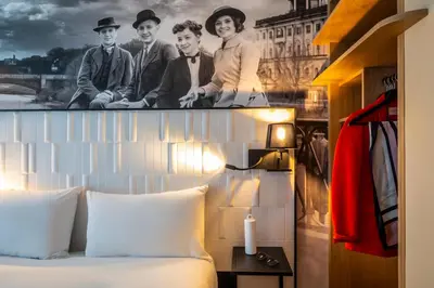 Coin salon dans l'établissement ibis Styles Paris Porte de Pantin Philharmonie