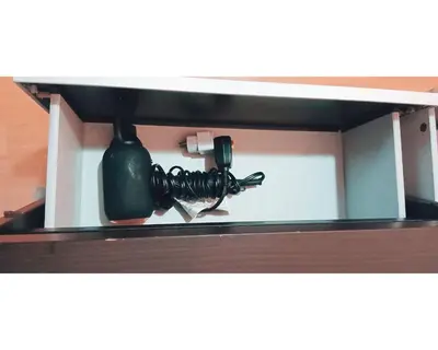 Cuisine ou kitchenette dans l'établissement Po1-TPSA17-3D- ROOM Porte maron