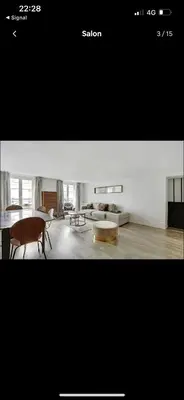 Coin salon dans l'établissement La tanière Mandar