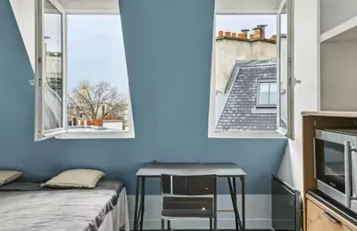 Balcon ou terrasse dans l'établissement Fantastic Studio au Coeur de Paris, à 2 minutes du Musée d'Orsay