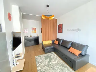 Télévision ou salle de divertissement dans l'établissement Le Charme des Docks by So Homy - 1 Bed Room - 4 PAX