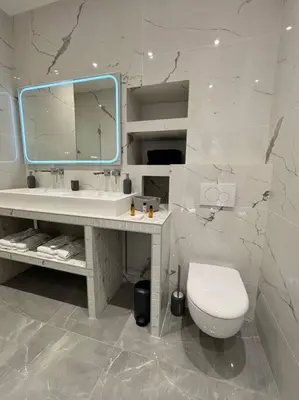 Salle de bains dans l'établissement Renovated Apartment near Tuileries and Concorde
