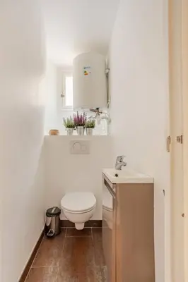 Salle de bains dans l'établissement Lovely Appartment Montmartre - View Sacré coeur