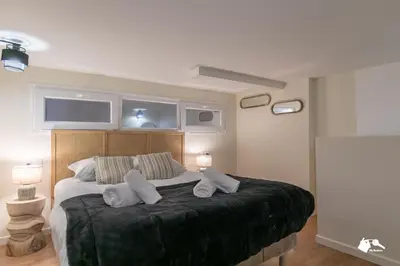 Un ou plusieurs lits dans un hébergement de l'établissement MBA - Lecourbe Splendide Appartement