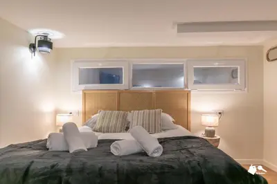 Un ou plusieurs lits dans un hébergement de l'établissement MBA - Lecourbe Splendide Appartement