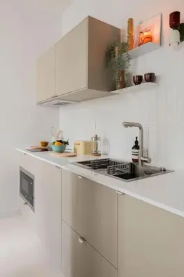 Cuisine ou kitchenette dans l'établissement Petit cocon au cœur de Paris