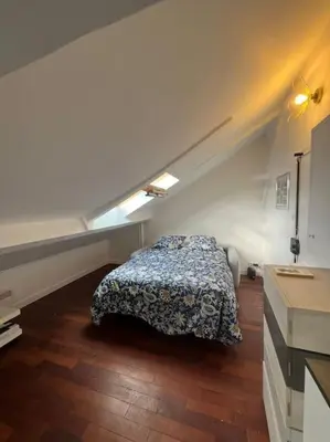 Un ou plusieurs lits dans un hébergement de l'établissement Au Cœur de Montmartre