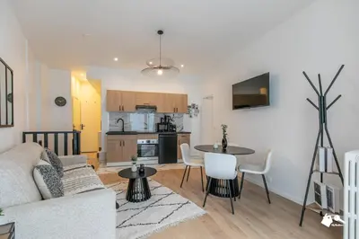 Cuisine ou kitchenette dans l'établissement MBA - Boulangers Splendide Appartement
