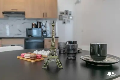 Cuisine ou kitchenette dans l'établissement MBA - Boulangers Splendide Appartement