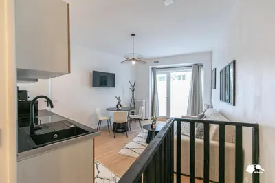 Cuisine ou kitchenette dans l'établissement MBA - Boulangers Splendide Appartement