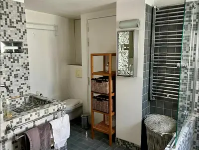 Salle de bains dans l'établissement Paris Montorgueil