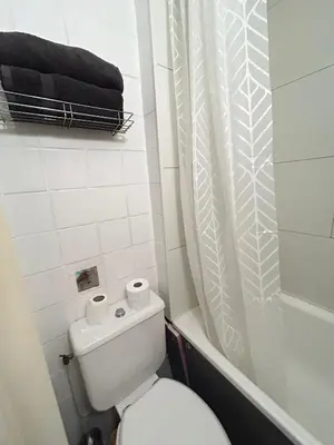 Salle de bains dans l'établissement Studio confort Paris 13 Chevaleret