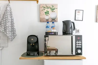 Plateau bouilloire dans l'établissement Studio confort Paris 13 Chevaleret