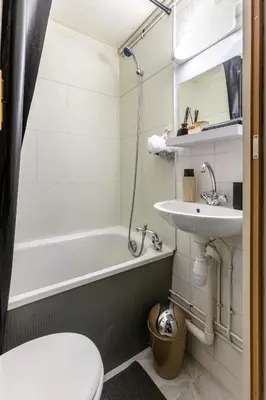 Salle de bains dans l'établissement Studio confort Paris 13 Chevaleret