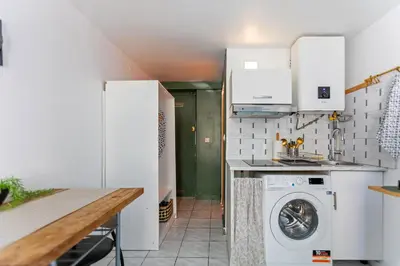 Cuisine ou kitchenette dans l'établissement Studio confort Paris 13 Chevaleret