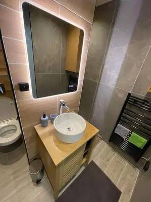 Salle de bains dans l'établissement Magnifique appartement à Paris