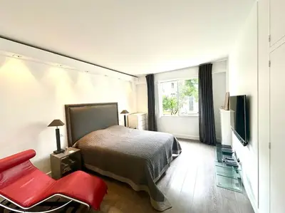 Télévision ou salle de divertissement dans l'établissement Appartement Victor Hugo
