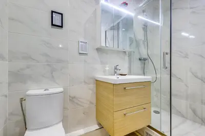 Salle de bains dans l'établissement Center of Paris l Fully equipped and Cozy