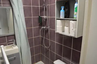 Salle de bains dans l'établissement Studio Paris 18