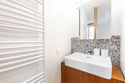 Salle de bains dans l'établissement Guestready - Tastefully decorated studio for 2
