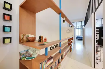 Plan de l'établissement Spacious Vintage Duplex Flat - Gare du Nord