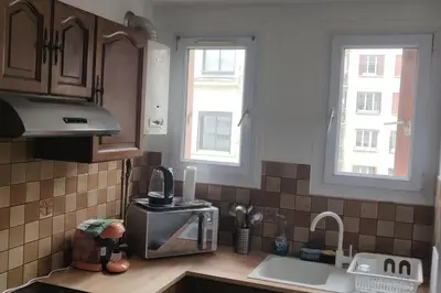 Cuisine ou kitchenette dans l'établissement Paris parc des expositions
