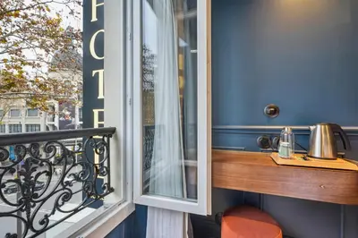 Balcon ou terrasse dans l'établissement Hôtel Clémence